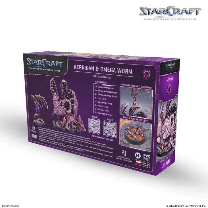 StarCraft Tabletop Game: Kerrigan & Omega Worm Expansion Box