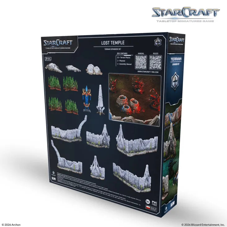 StarCraft Tabletop Game: Lost Temple Map & Terrain Expansion