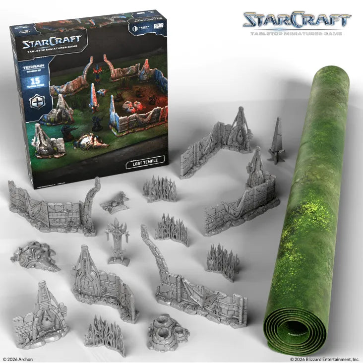 StarCraft Tabletop Game: Lost Temple Map & Terrain Expansion