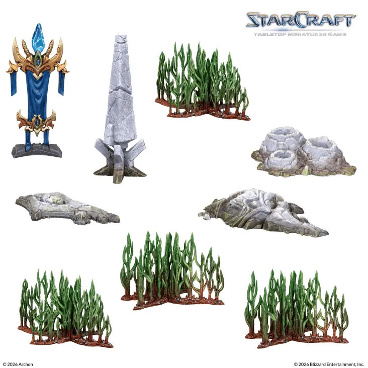 StarCraft Tabletop Game: Lost Temple Map & Terrain Expansion