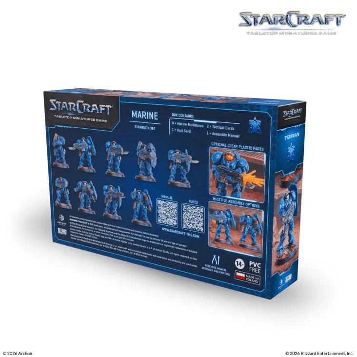 StarCraft Tabletop Game: Terran Marine Expansion Box