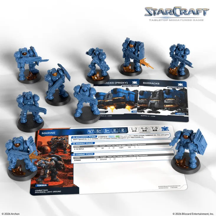 StarCraft Tabletop Game: Terran Marine Expansion Box
