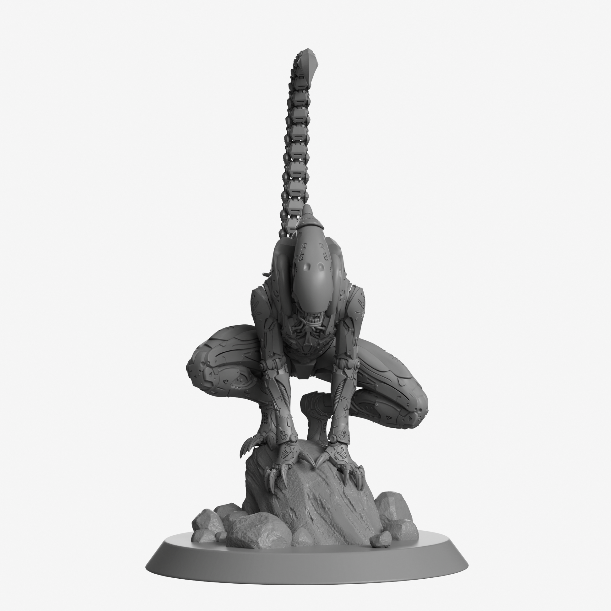 Xenoborg Bio-Mechanical Horror - 225mm Tall Premium Display Model Kit
