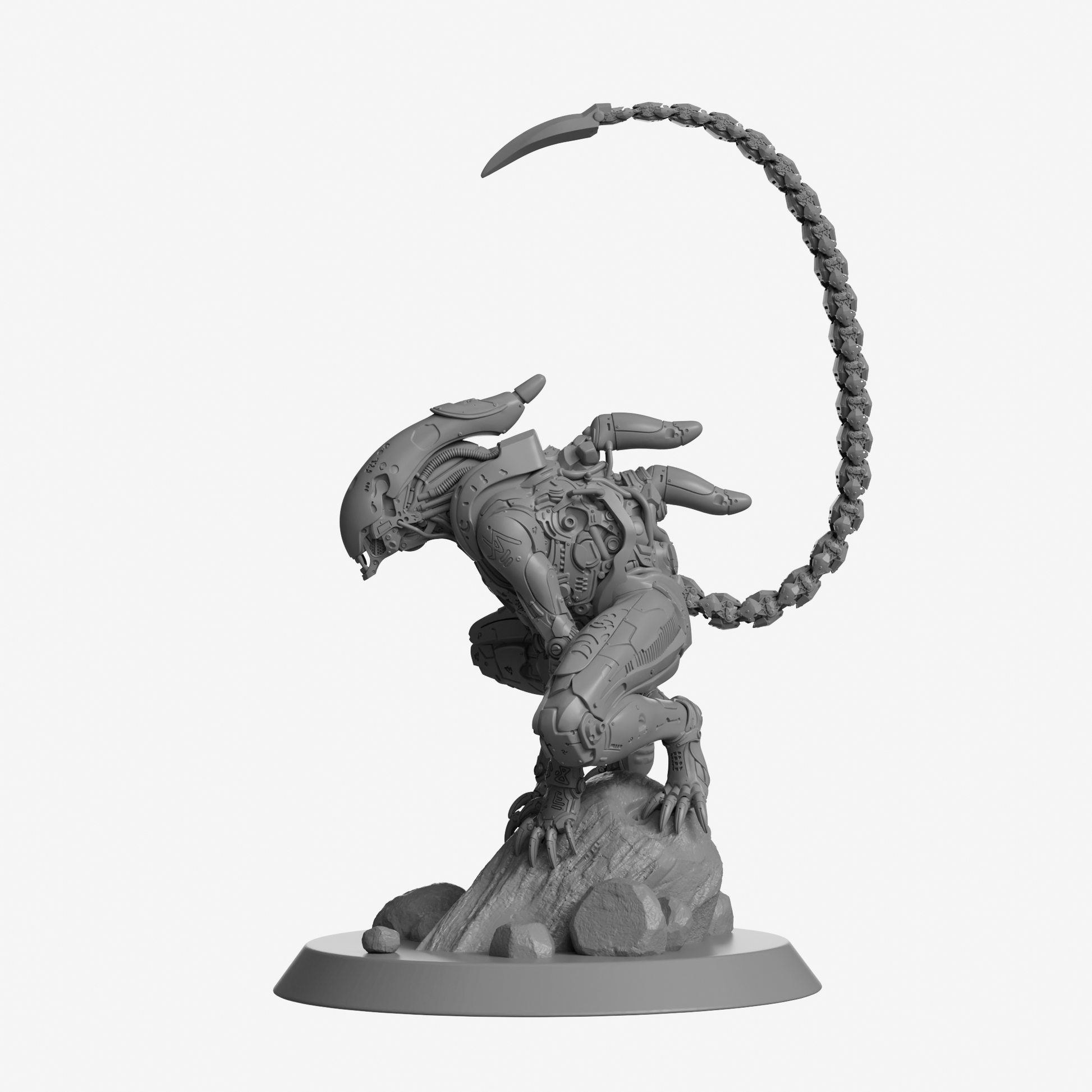 Xenoborg Bio-Mechanical Horror - 225mm Tall Premium Display Model Kit