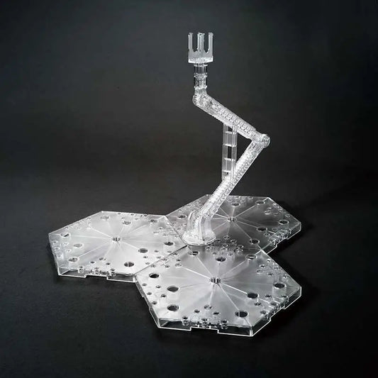 Action Base 4 Clear - Transparent Modular Display Stand