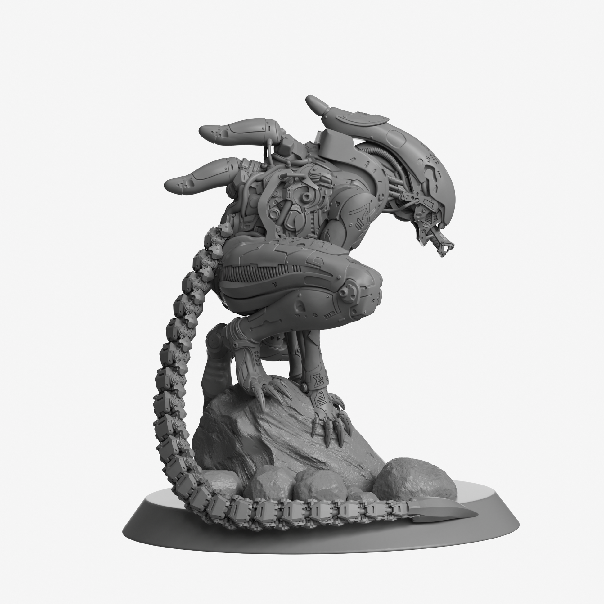 Xenoborg Bio-Mechanical Horror - 225mm Tall Premium Display Model Kit