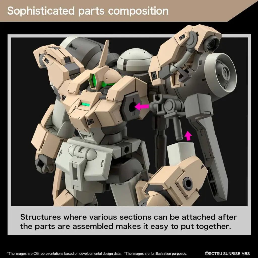 HG 1/144 Demi Barding - Mobile Suit Gundam: The Witch from Mercury
