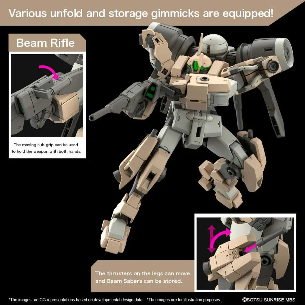 HG 1/144 Demi Barding - Mobile Suit Gundam: The Witch from Mercury