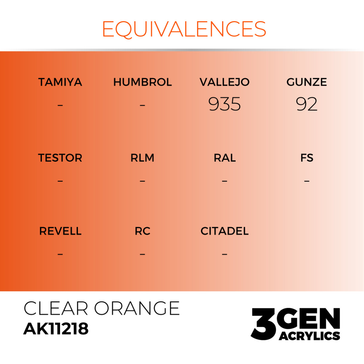 AK Clear Orange