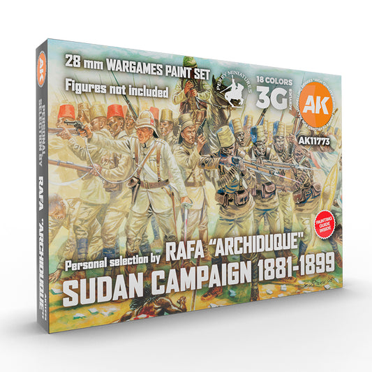 Sudan Campaign Paint Set: Rafa "Archiduque" Signature 28mm Wargame Acrylics