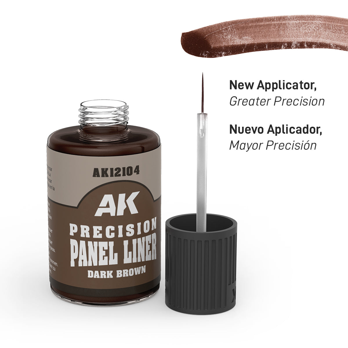 AK Dark Brown Precision Panel Liner