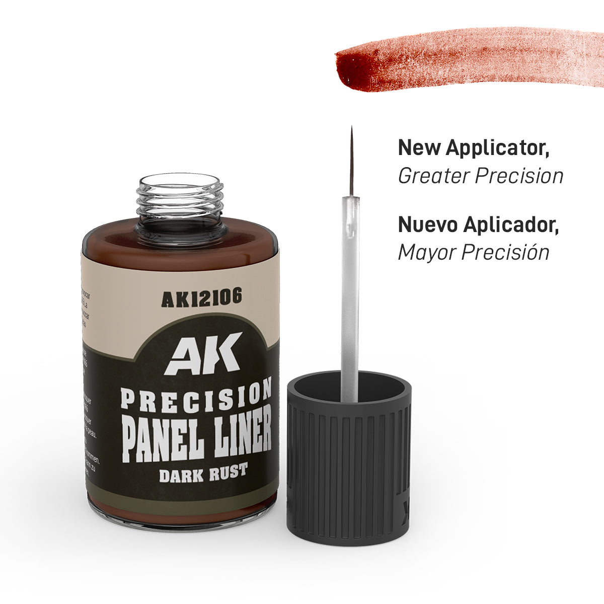 AK Dark Rust Precision Panel Liner