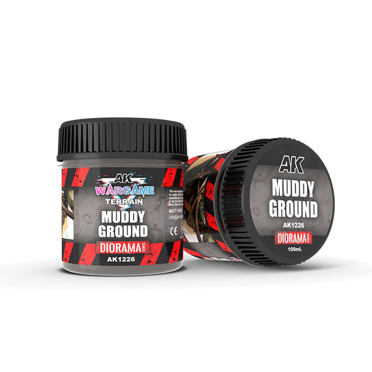 AK Interactive Muddy Ground Wargame Terrains (100ml)