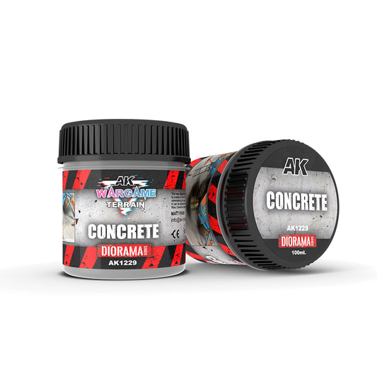AK Interactive Concrete Wargame Terrains (100ml)
