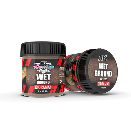 AK Interactive Wet Ground Wargame Terrains (100ml)
