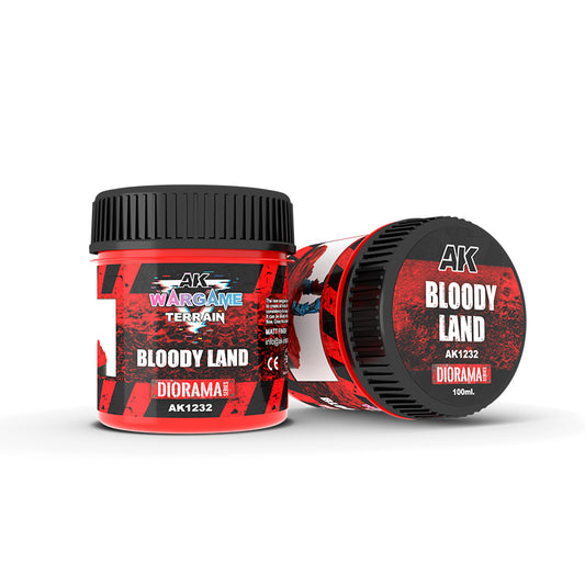 AK Interactive Bloody Land Wargame Terrains (100ml)