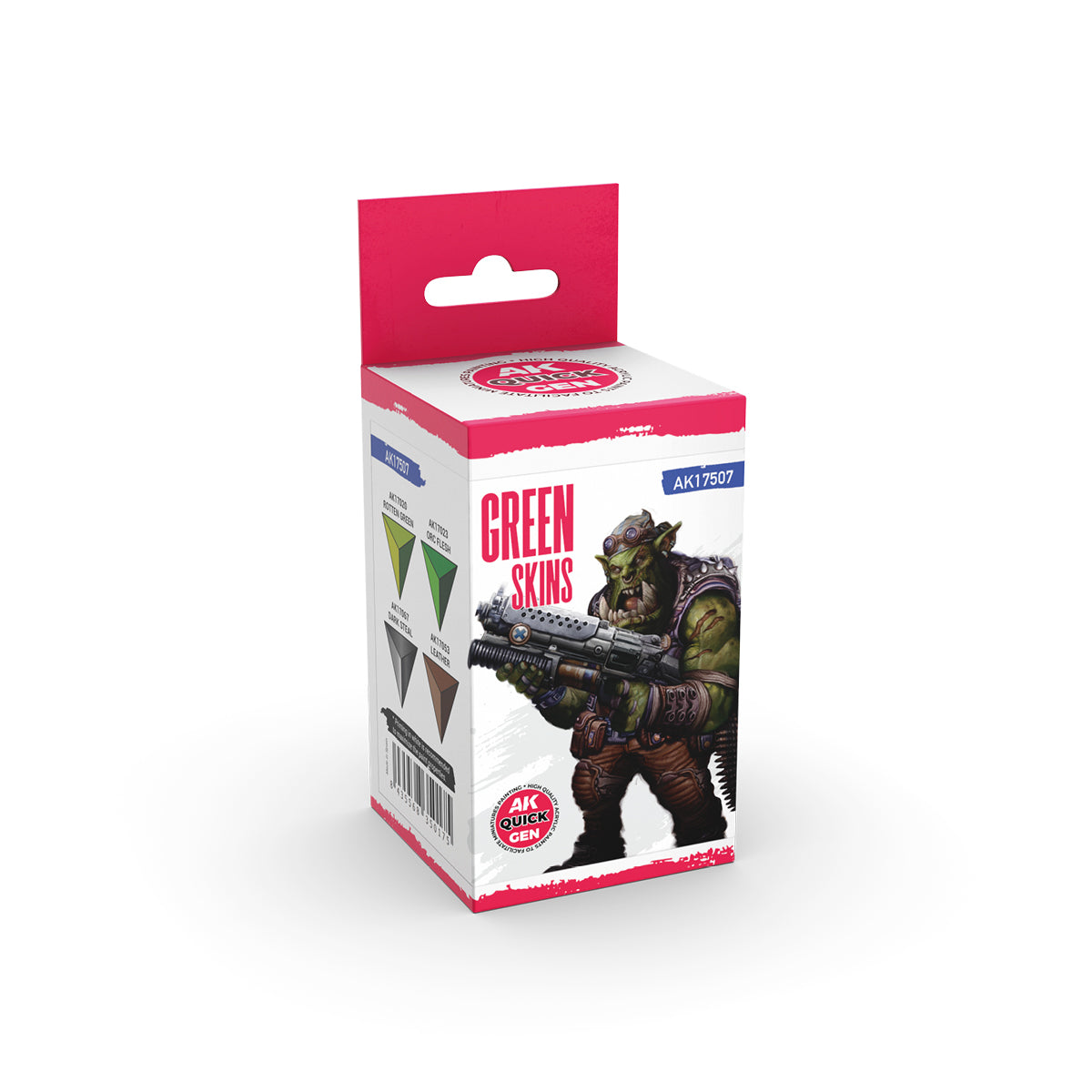 AK Interactive Quick Gen GREEN SKINS Set