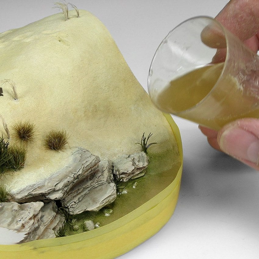 Resin water 2 components epoxy resin 375ML