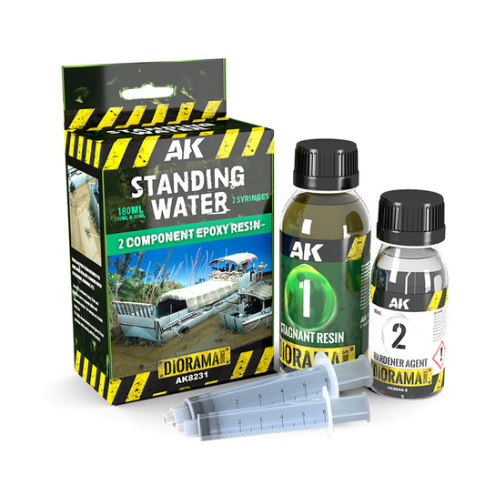 RESIN STANDING WATER - 2 components epoxy resin 180ML