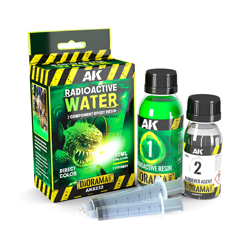 RESIN RADIOACTIVE WATER - 2 components epoxy resin 180ML