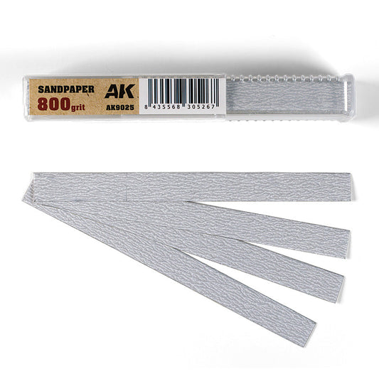 Sandpaper Strips Grain 800