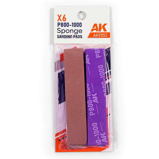 Sanding Sponges P800-1000 Grit (6 Units)