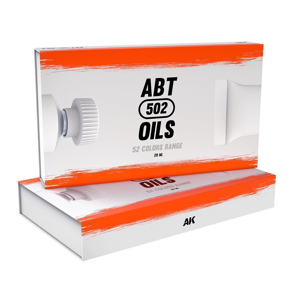 AK Interactive ABT 502 Oil Paint Set - Full Range for Weathering Models