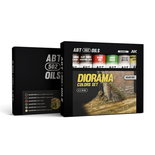 AK Interactive ABT 502 Oil Diorama And Colour Set