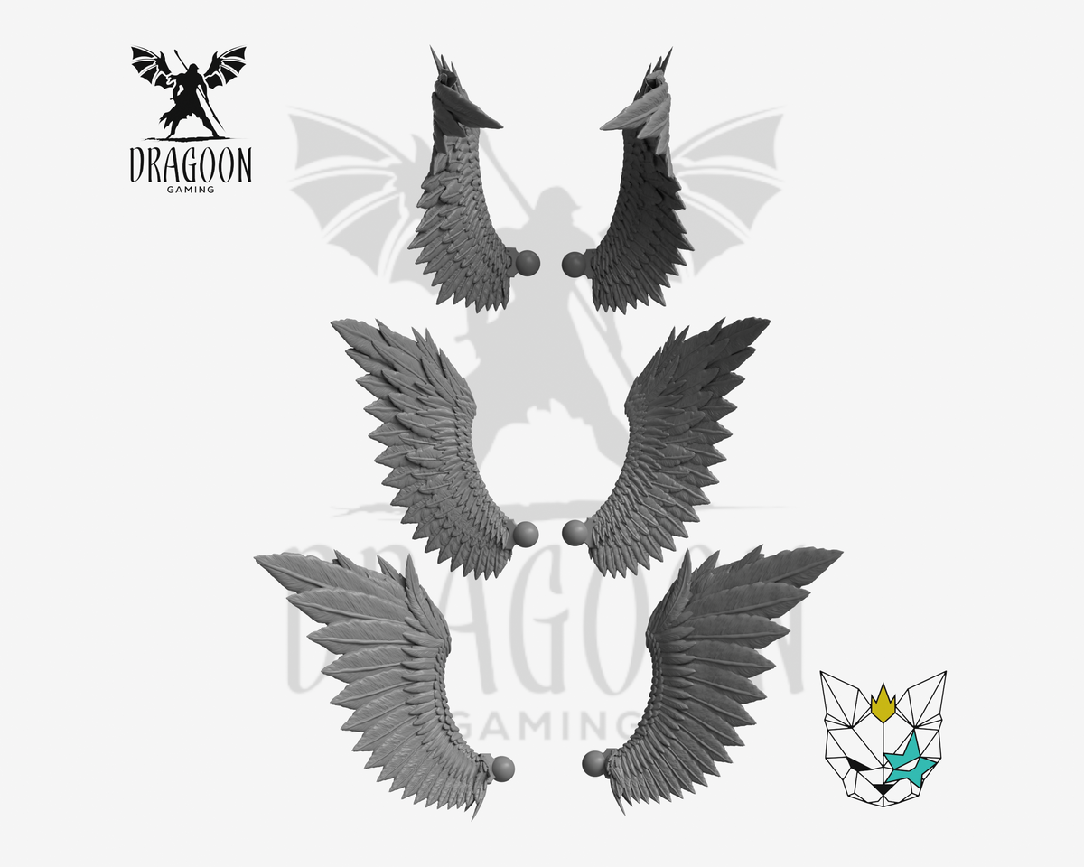 Large Feathered Wings