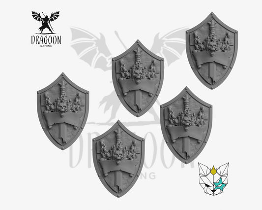 Baroque Knight Shields