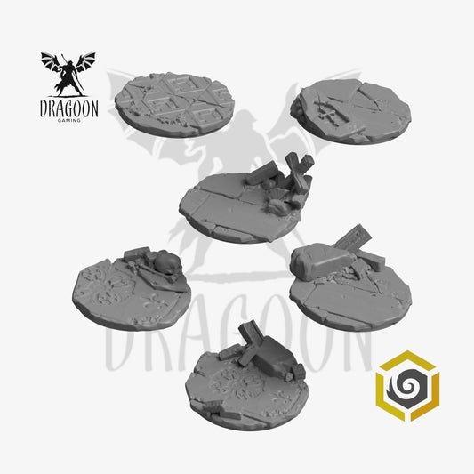 Cathedral Ruins 25mm Base Toppers