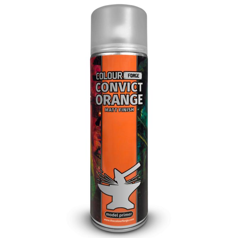 Colour Forge Convict Orange Spray Primer (500ml)