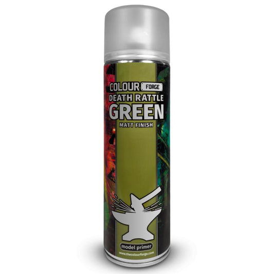 Colour Forge Death Rattle Green Spray Primer (500ml)