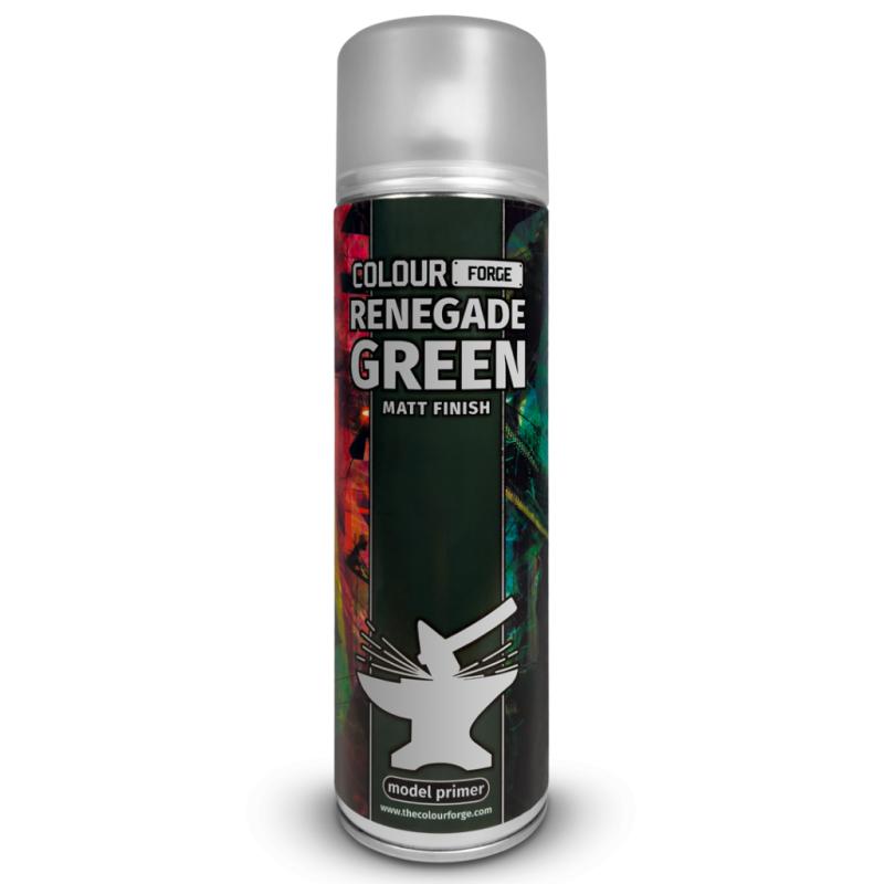 Colour Forge Renegade Green Spray Primer (500ml)