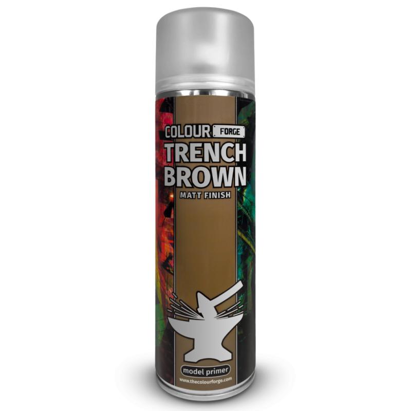 Colour Forge Trench Brown Spray Primer (500ml)
