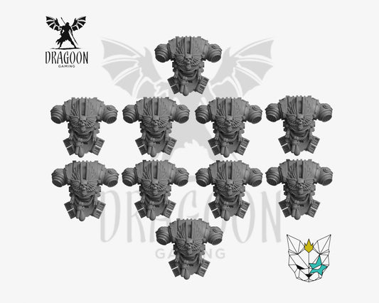 Crimson Angels Skull Backpacks X10