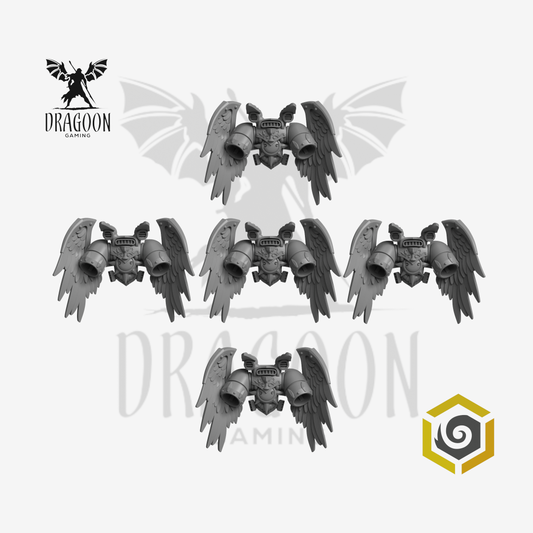 Crimson Lords Winged Jump Packs X5