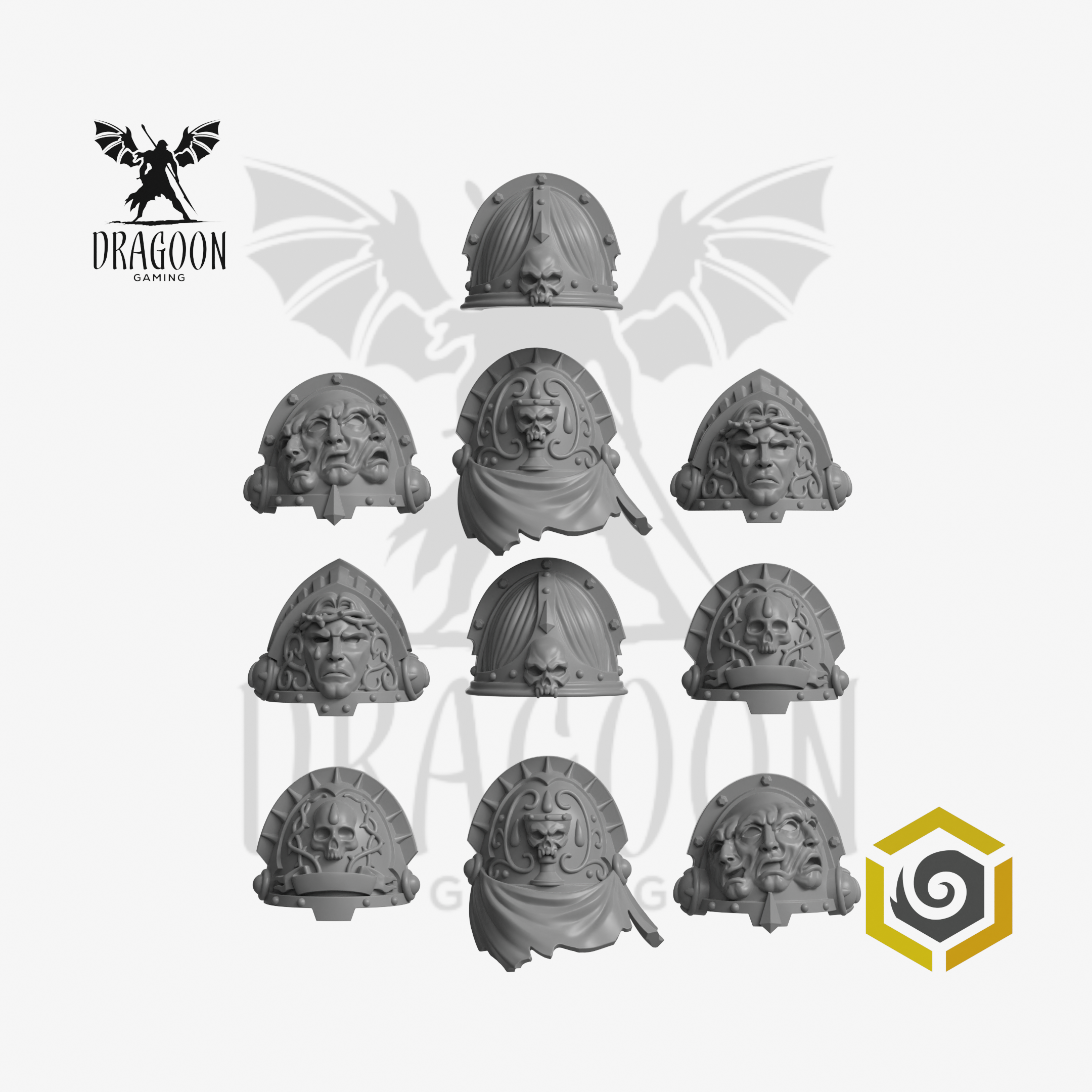 Buy Crimson Lords Sanguine Pauldrons | Upgrade with Dragoon Gaming