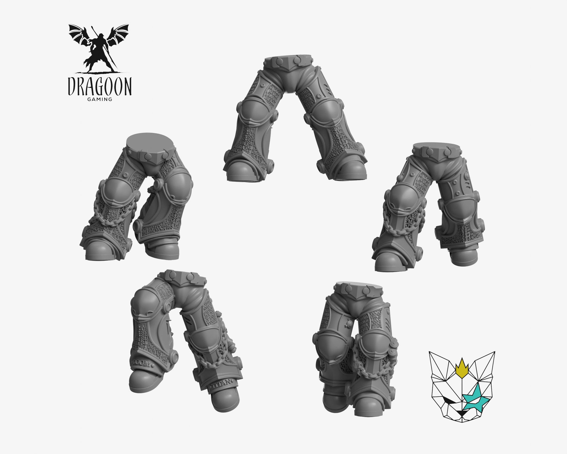 Demon Hunters Space Knight Legs