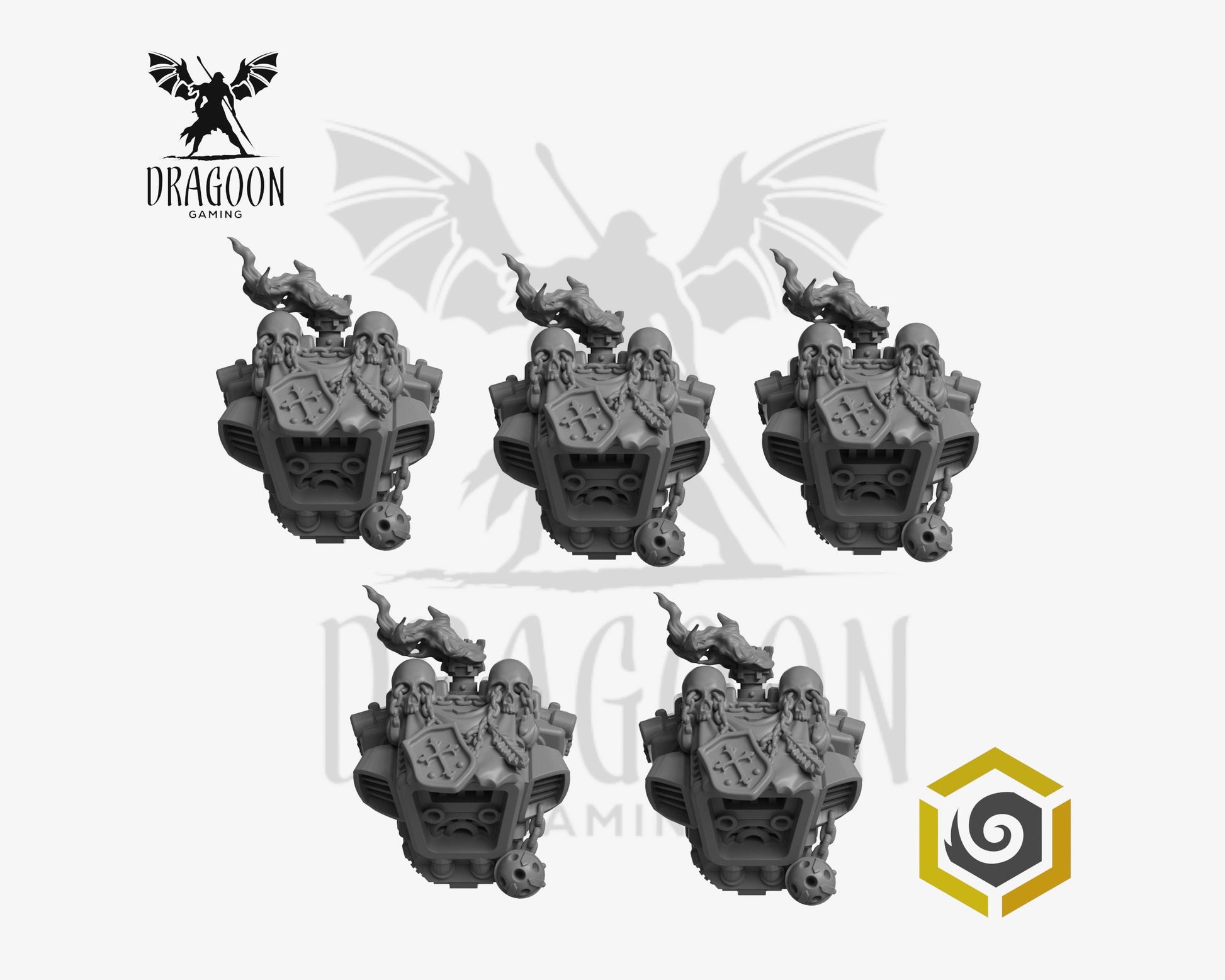 Eternal Pilgrims Crusader Jump Packs - 28mm Resin - Warhammer 40k Compatible - Prime Space Knight