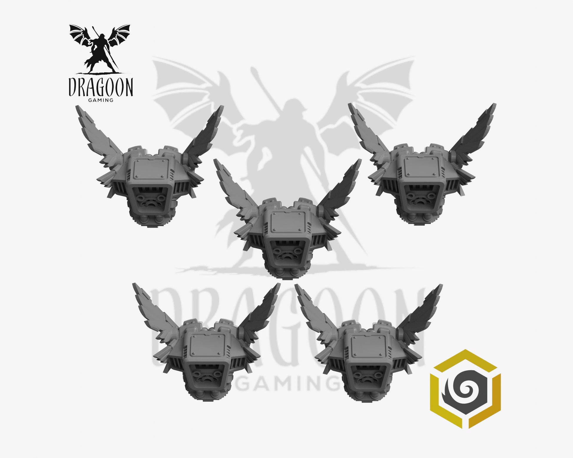 Eternal Pilgrims Winged Jump Packs - 28mm Resin - Warhammer 40k Compatible - Prime Space Knight