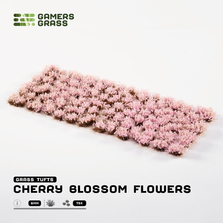 Gamers Grass Flower Tufts - Cherry Blossom Flowers (6mm) product sheet