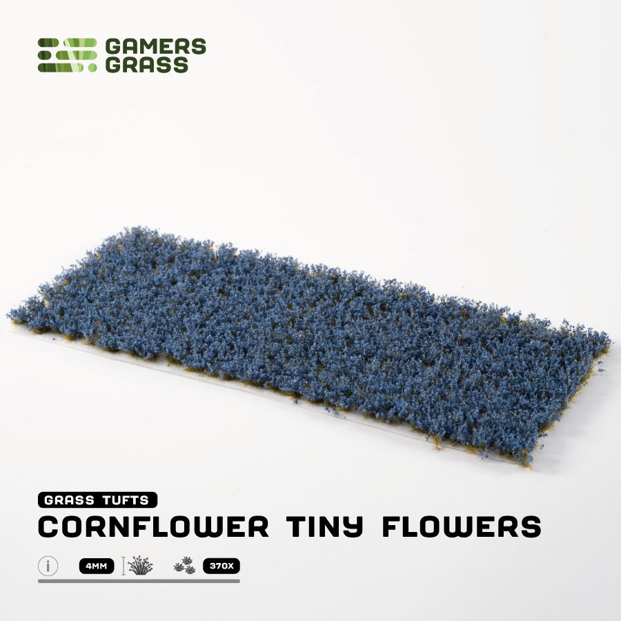 Gamers Grass Tiny Flowers - Cornflower product sheet