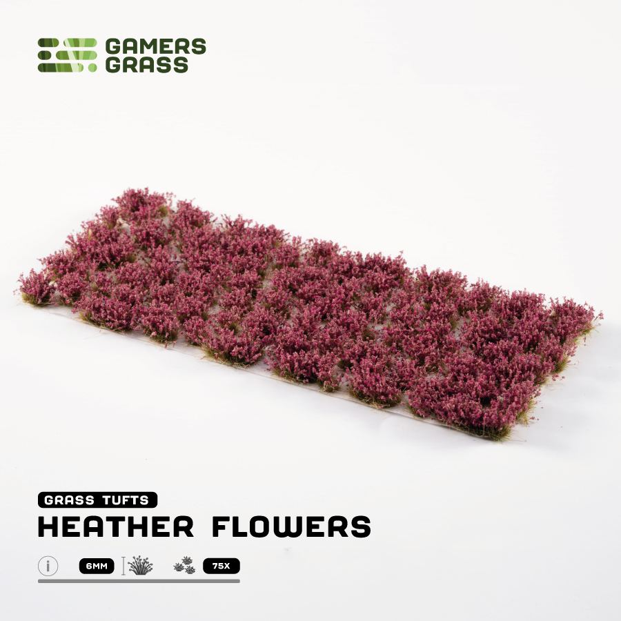 Gamers Grass Flower Tufts - Heather Flowers (6mm)