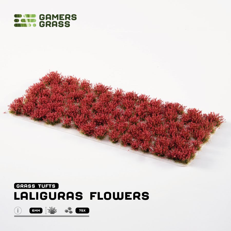 Gamers Grass Flower Tufts - Laliguras Flowers (6mm) product sheet