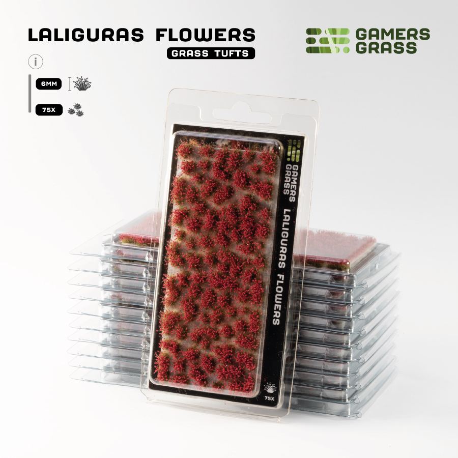Gamers Grass Flower Tufts - Laliguras Flowers (6mm) retail pack