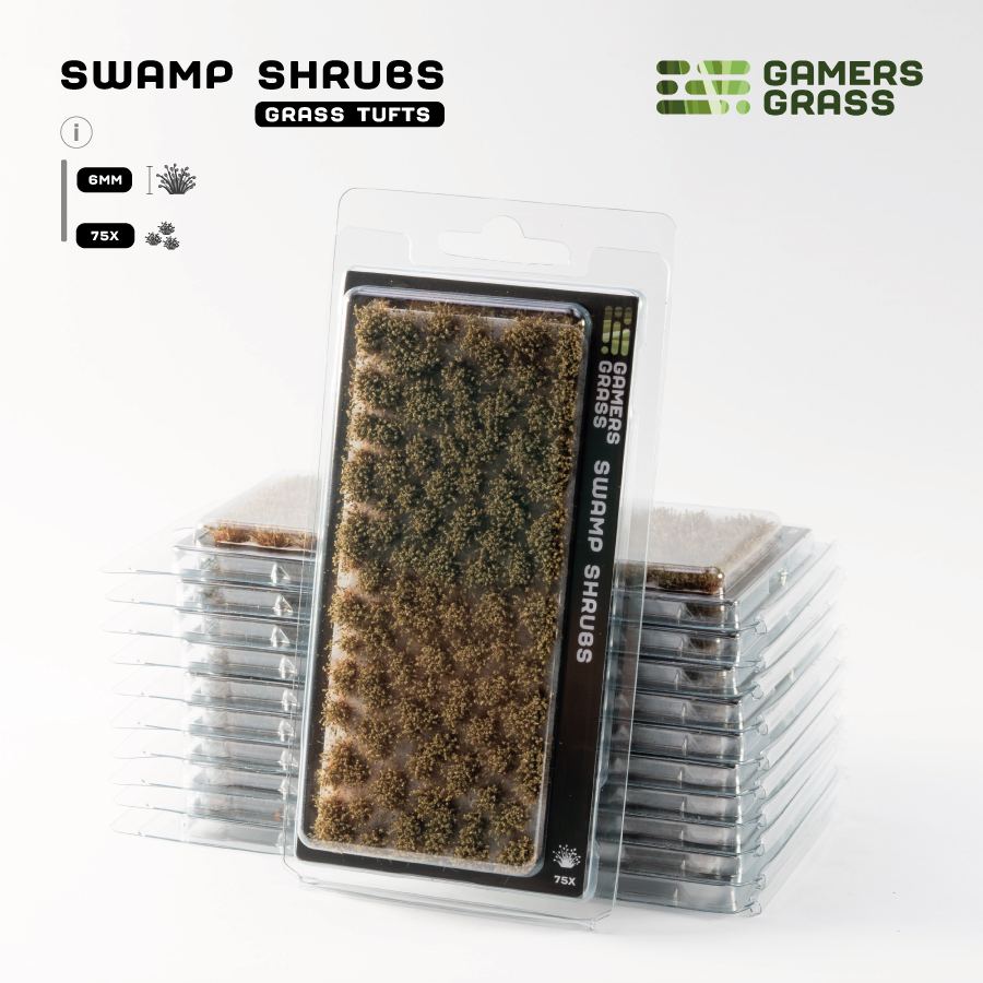 Gamers Grass Shrub Tufts - Swamp (6mm) retail pack