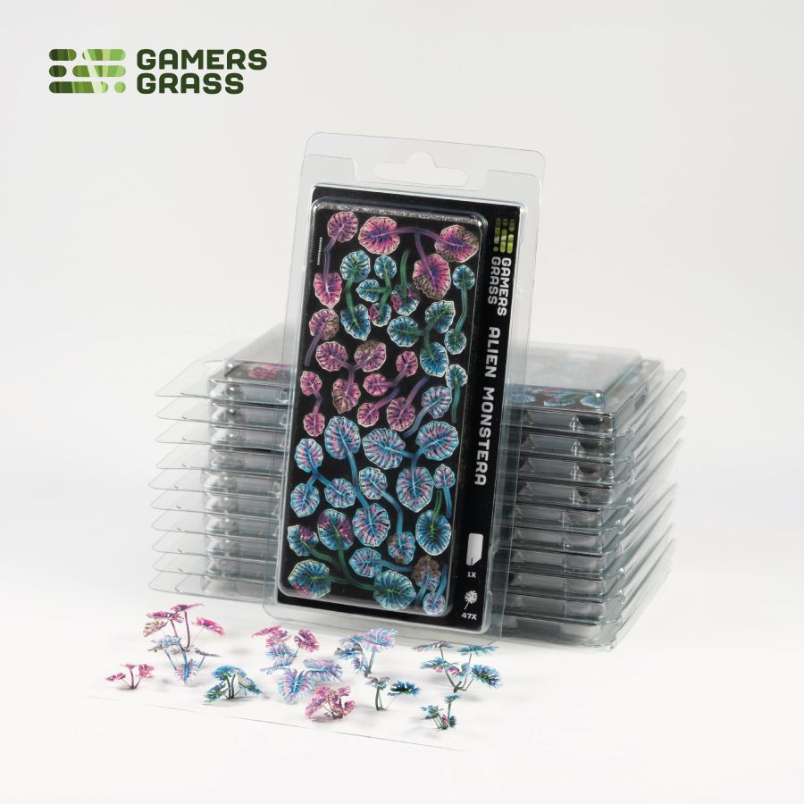 Gamers Grass Laser Plants - Alien Monstera retail pack