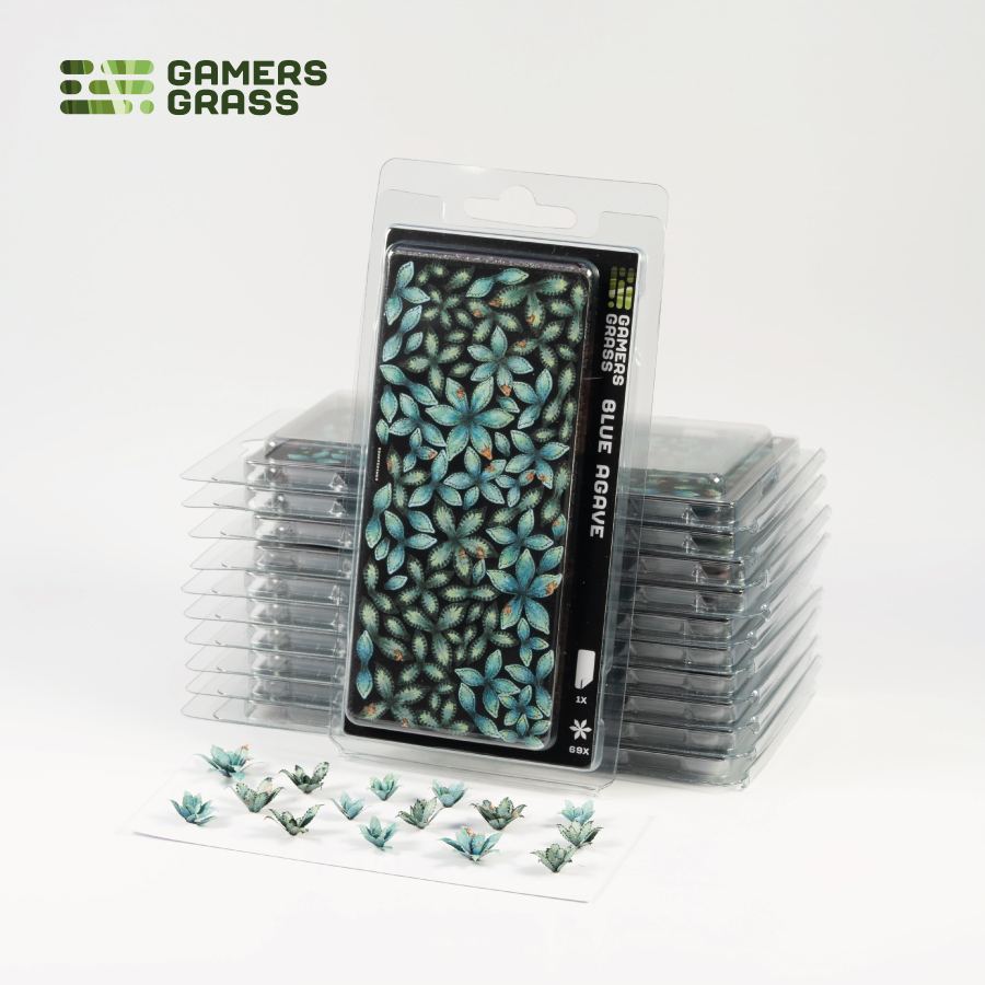Gamers Grass Laser Plants - Blue Agave retail pack