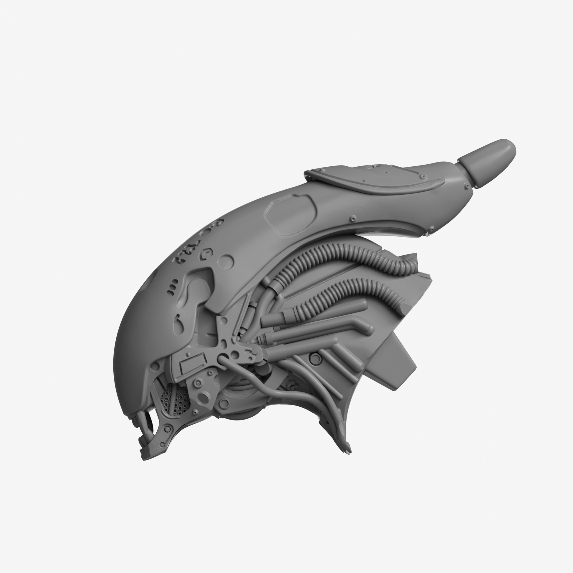 Xenoborg Bio-Mechanical Horror - 225mm Tall Premium Display Model Kit